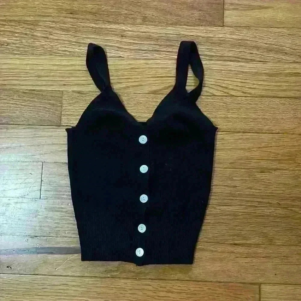 Shein button tank